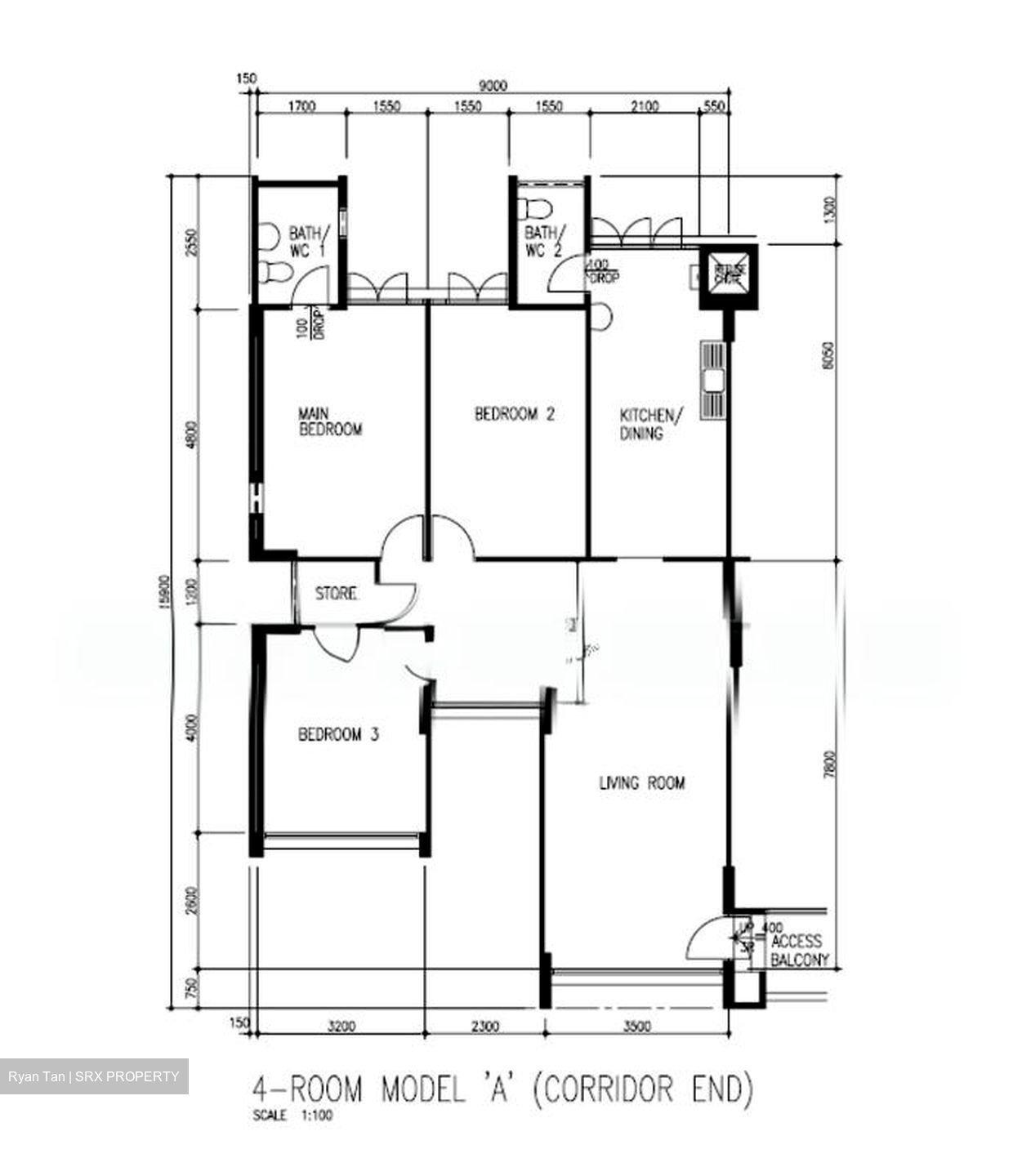Blk 883 Tampines Spring (Tampines), HDB 4 Rooms #601376641